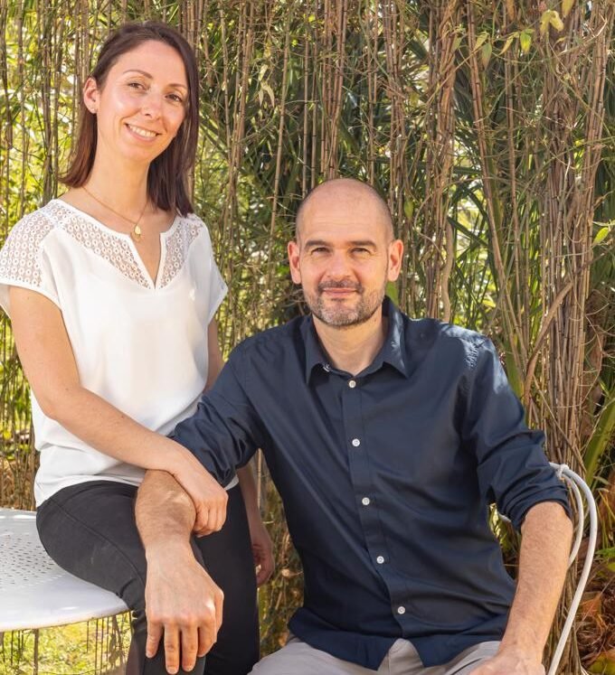 Xavier Pedan et sa femme, Laetitia. Photo Camille Espigat