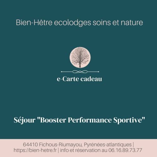 carte cadeau Séjour "Booster Performance Sportive"