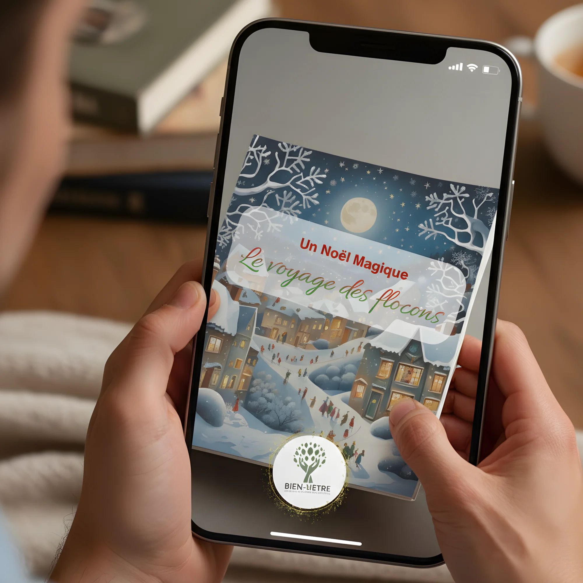 Un Noël Magique Le Voyage des Flocons de Neige Il était une fois, dans un petit village niché au cœur des montagnes, un garçon nommé Timéo et sa sœur Léa. Comme tous les enfants, ils étaient impa