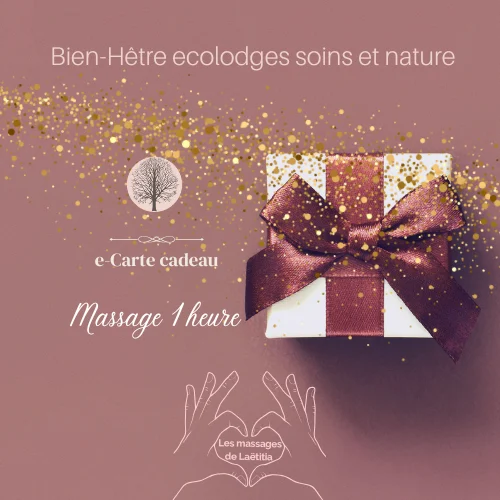 e-carte cadeau massage 1h