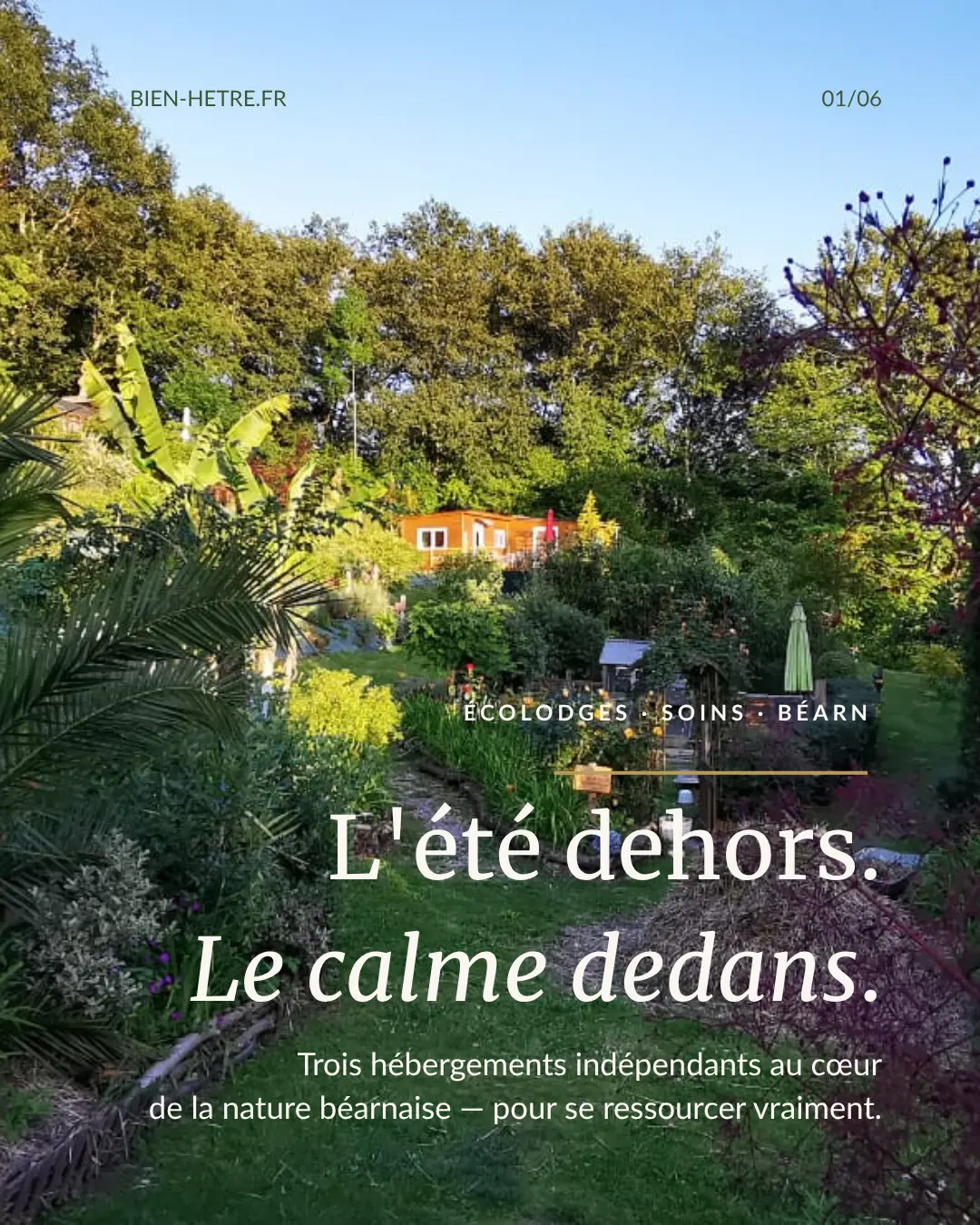 L'été dehors le calme dedans
